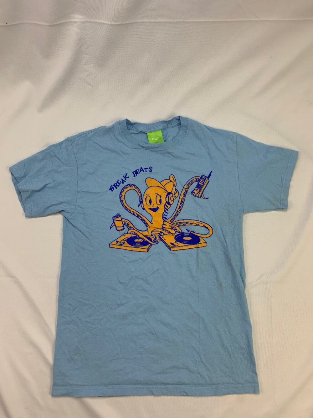 Light blue Huf t shirt Mens Medium